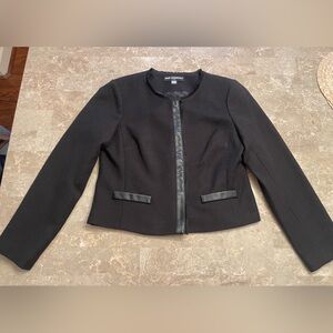 Karl Lagerfeld Textured Black Fabric